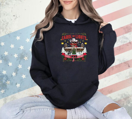 Official Texas Tech Red Raiders 2024 Carol of Lights Season’s Greetings Christmas T-Shirt
