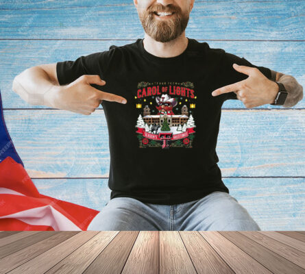 Official Texas Tech Red Raiders 2024 Carol of Lights Season’s Greetings Christmas T-Shirt