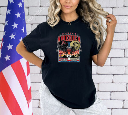 Official Texas Tech Red Raiders Vs Colorado Buffaloes Helmet Celebrate America Jones AT&T Stadium Nov 9 2024 T-Shirt