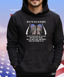 Patriotic Boots with the USA so divided T-Shirt