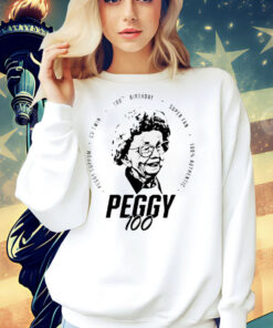 Peggy Coppom Cu Twin 100Th Birthday Super Fan 100 Peggy 100 Shirt