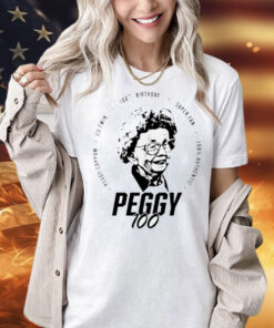 Peggy Coppom Cu Twin 100Th Birthday Super Fan 100 Peggy 100 Shirt