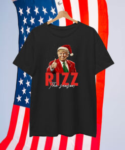 Rizz The Season Trump Christmas Pajamas Long Sleeve T-Shirt