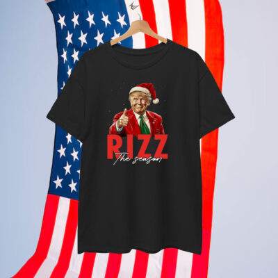 Rizz The Season Trump Christmas Pajamas Long Sleeve T-Shirt