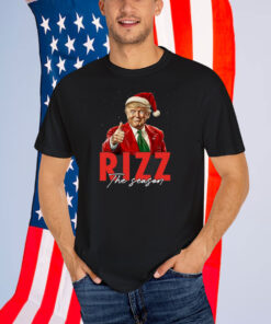 Rizz The Season Trump Christmas Pajamas Long Sleeve T-Shirt