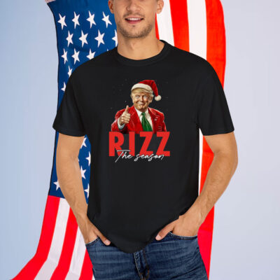 Rizz The Season Trump Christmas Pajamas Long Sleeve T-Shirt