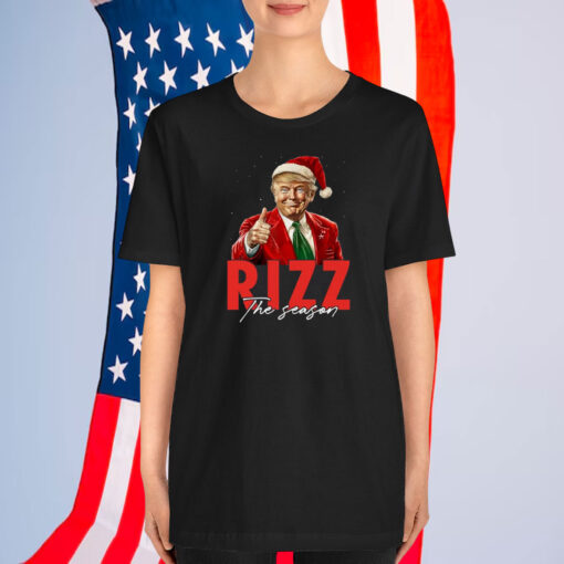 Rizz The Season Trump Christmas Pajamas Long Sleeve T-Shirt