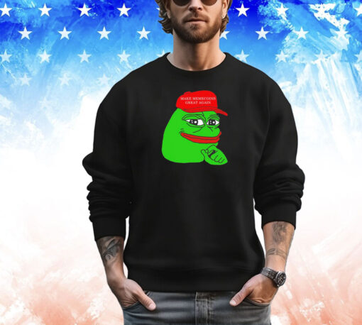 Rodney wearing pepe make memecoins great again T-Shirt