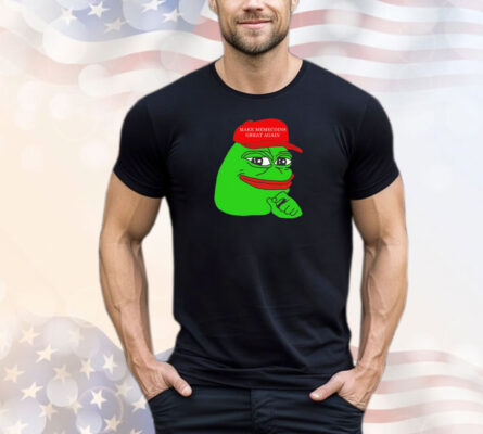 Rodney wearing pepe make memecoins great again T-Shirt