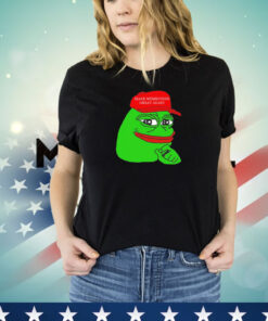 Rodney wearing pepe make memecoins great again T-Shirt