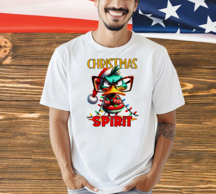 Sarcastic Grumpy Duck Christmas spirit Shirt