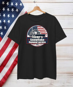 Trump's Snowflake Removal Service Funny Trump 2025 USA Flag Premium Shirt