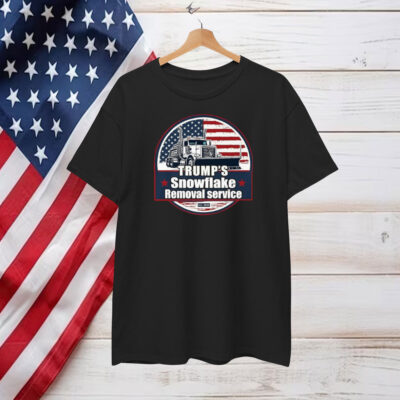 Trump's Snowflake Removal Service Funny Trump 2025 USA Flag Premium Shirt