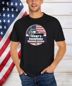 Trump's Snowflake Removal Service Funny Trump 2025 USA Flag Premium Shirt