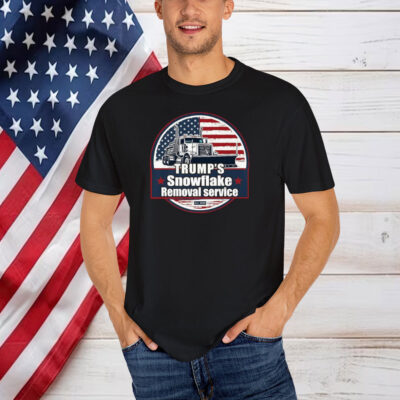 Trump's Snowflake Removal Service Funny Trump 2025 USA Flag Premium Shirt