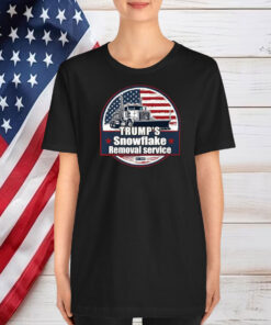 Trump's Snowflake Removal Service Funny Trump 2025 USA Flag Premium Shirt