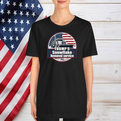 Trump's Snowflake Removal Service Funny Trump 2025 USA Flag Premium Shirt