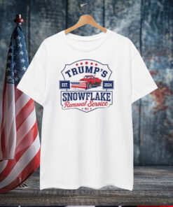 Trump's Snowflake Removal Service Funny Trump President 2024 Premium Shirt