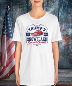 Trump's Snowflake Removal Service Funny Trump President 2024 Premium Shirt