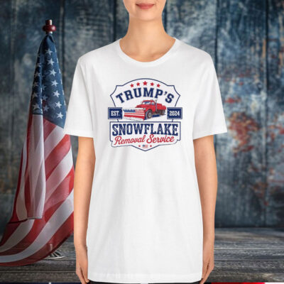 Trump's Snowflake Removal Service Funny Trump President 2024 Premium Shirt