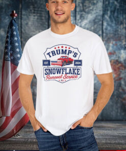 Trump's Snowflake Removal Service Funny Trump President 2024 Premium Shirt