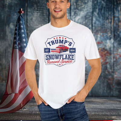 Trump's Snowflake Removal Service Funny Trump President 2024 Premium Shirt