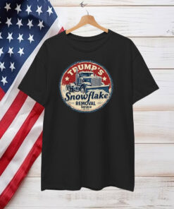 Trump's Snowflake Removal Service Funny Trump President 2025 T-Shirt