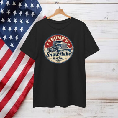 Trump's Snowflake Removal Service Funny Trump President 2025 T-Shirt