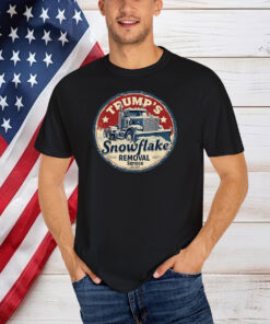 Trump's Snowflake Removal Service Funny Trump President 2025 T-Shirt