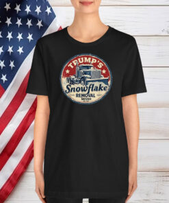 Trump's Snowflake Removal Service Funny Trump President 2025 T-Shirt