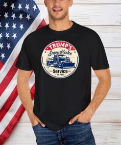 Trump's Snowflake Removal Service Funny Trump President 2025 Shirt