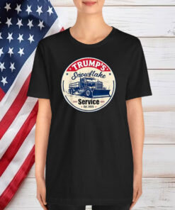 Trump's Snowflake Removal Service Funny Trump President 2025 Shirt