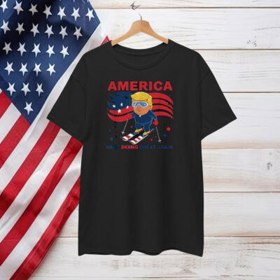 USA Apres Ski Make Skiing Great Again Donald Trump Shirt