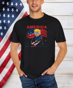 USA Apres Ski Make Skiing Great Again Donald Trump Shirt