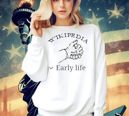 Wikipedia early life Shirt