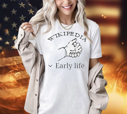 Wikipedia early life Shirt