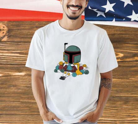 A knitting Boba Fett Shirt