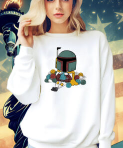 A knitting Boba Fett Shirt