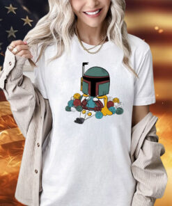 A knitting Boba Fett Shirt