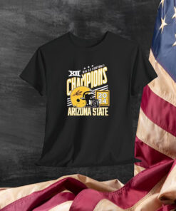 Arizona State Sun Devils Big 12 Champions 2024 Helmet Shirt