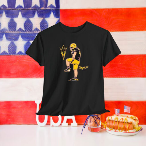 Arizona State Sun Devils Cam Skattebo Superstar Pose Shirt