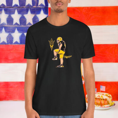 Arizona State Sun Devils Cam Skattebo Superstar Pose Shirt