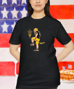 Arizona State Sun Devils Cam Skattebo Superstar Pose Shirt