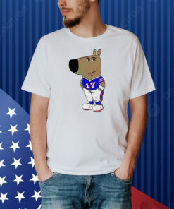 Awesome Chill Guy Dog Buffalo Bills Shirt