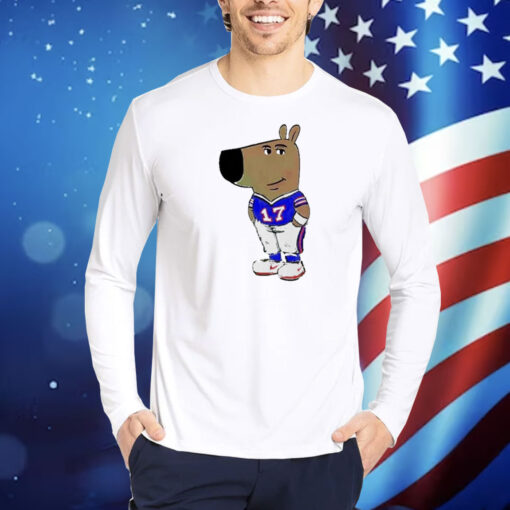 Awesome Chill Guy Dog Buffalo Bills Shirt