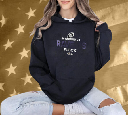Baltimore Ravens Flock 2024 NFL Playoffs Shirt