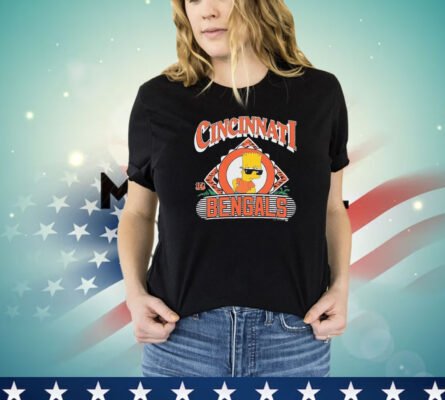 Bart Simpson Cincinnati Bengals x The Simpsons T-Shirt