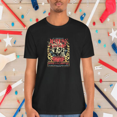 Bleeding Through December 15 2024 San Diego CA The Observatory Shirt