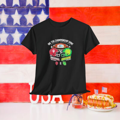 Big Ten Football Championship Game Lucas Oil Stadium Indiana Hoosiers Vs Oregon Ducks Dec 7th 2024 Shirt