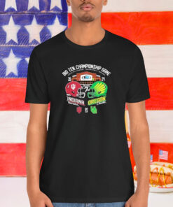 Big Ten Football Championship Game Lucas Oil Stadium Indiana Hoosiers Vs Oregon Ducks Dec 7th 2024 Shirt